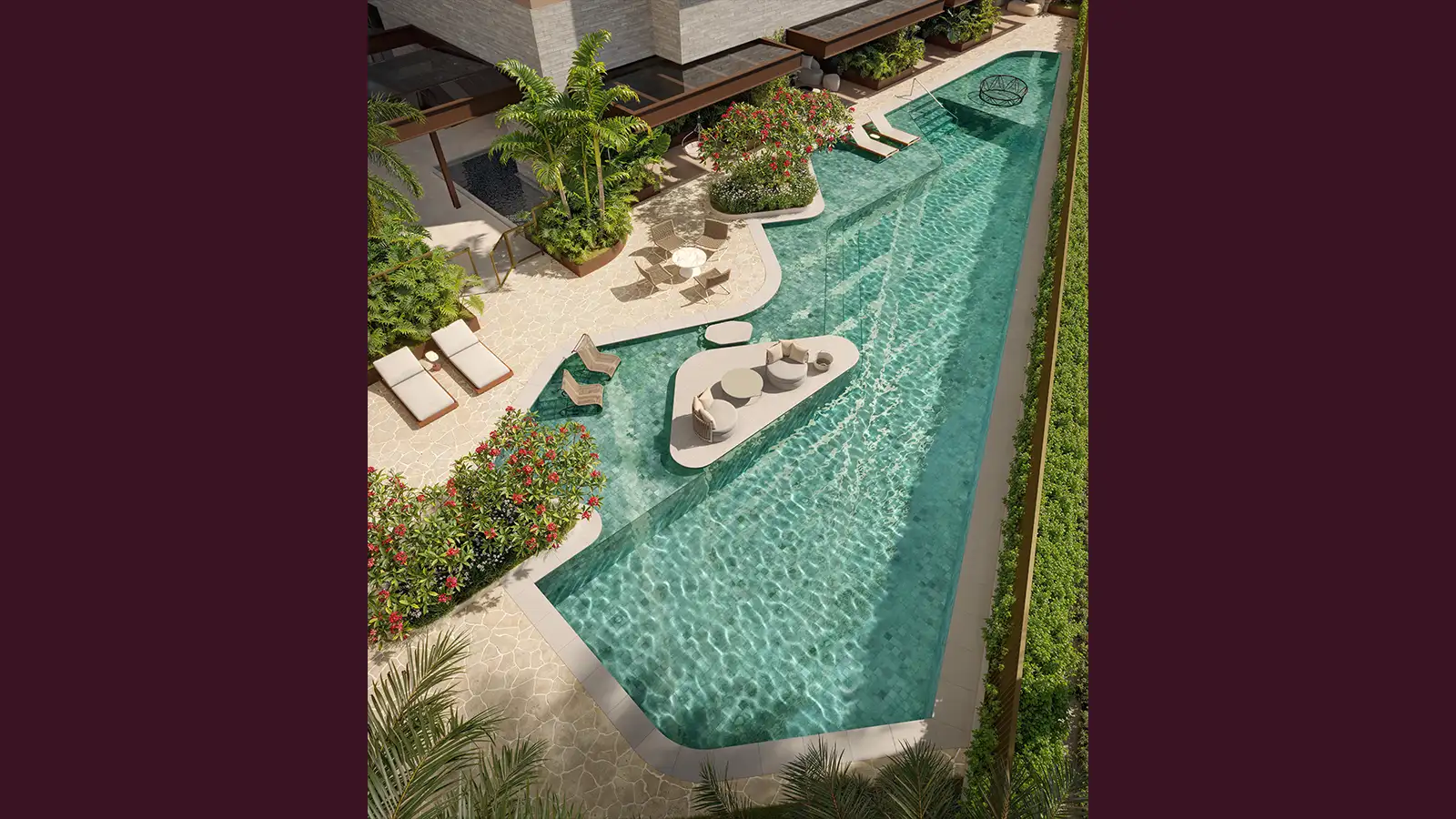 Resort bar piscina